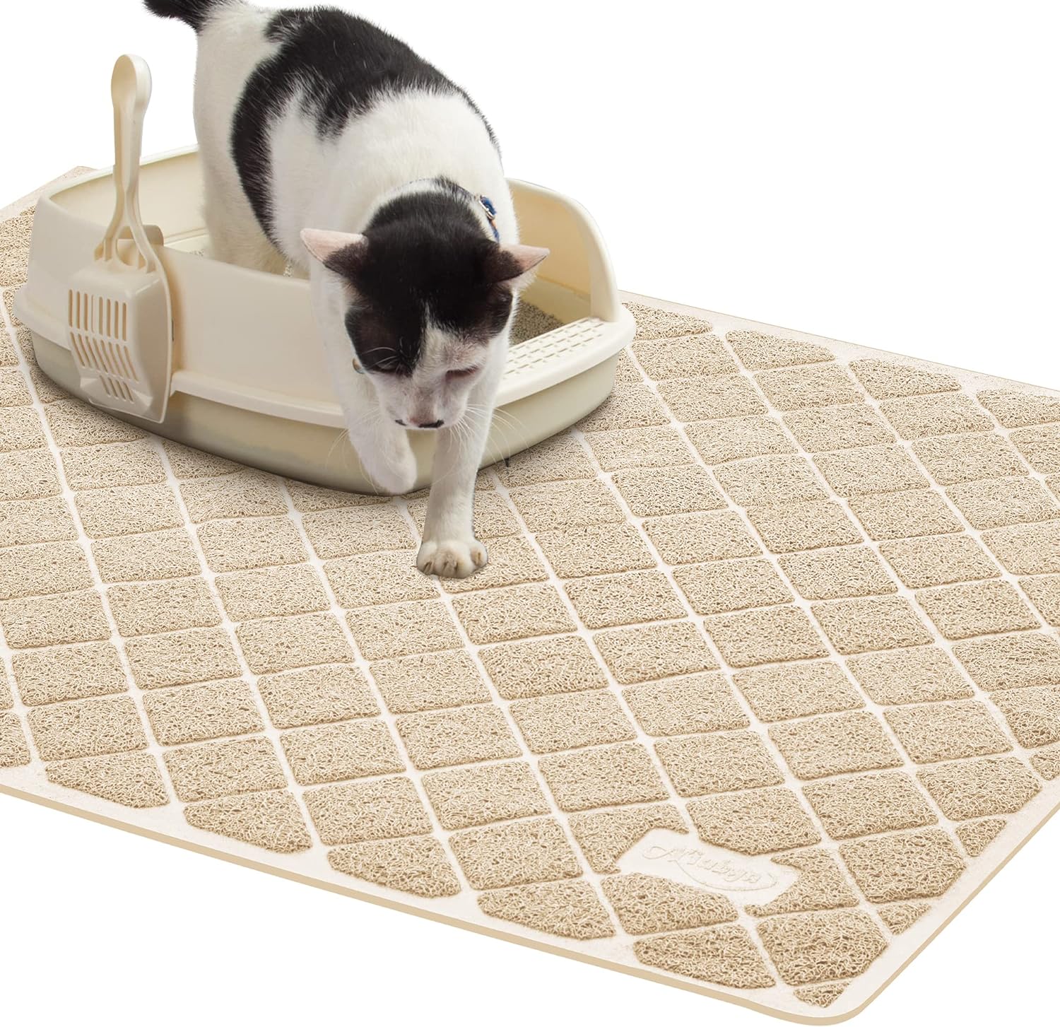 Niubya Premium Cat Litter Mat, Non-Slip Waterproof Trapping Mat